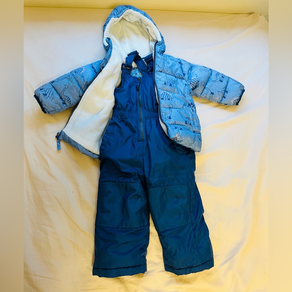Wippette Snowsuits Blue Dino 18M